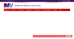 Desktop Screenshot of medienverantwortung.de